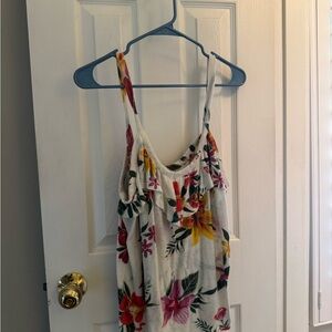 Old Navy Floral Tank Top - Red, Pink, Yellow, Green